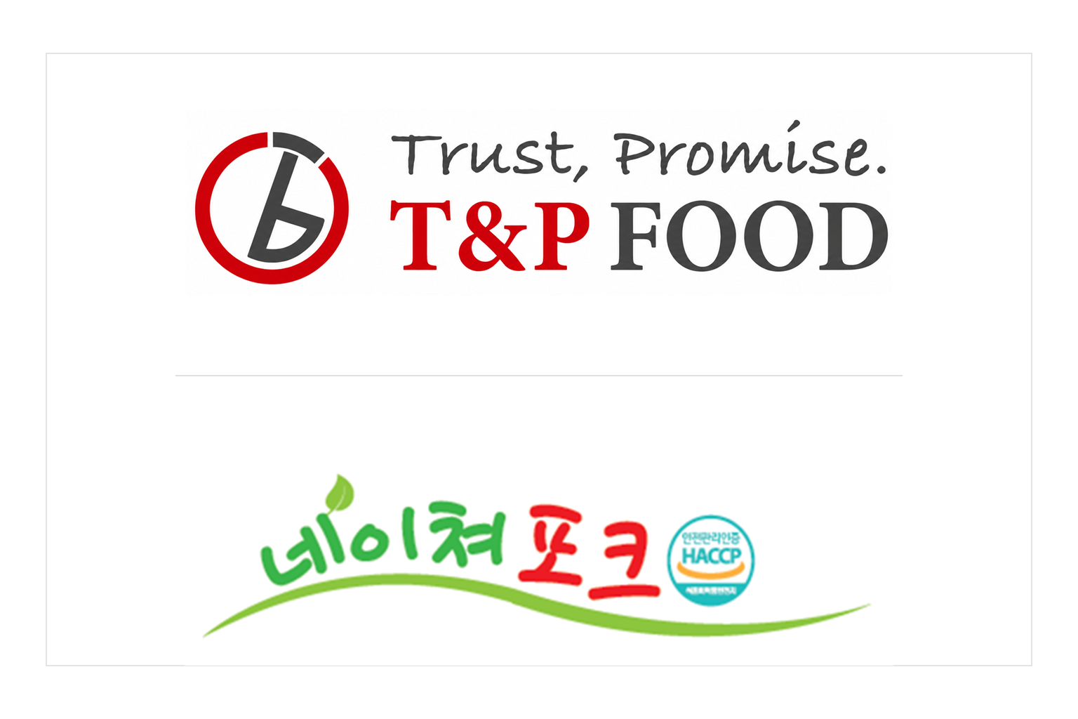 T&P FOOD 네이쳐포크 로고